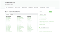 Desktop Screenshot of careerfruits.com