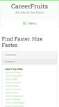 Mobile Screenshot of careerfruits.com